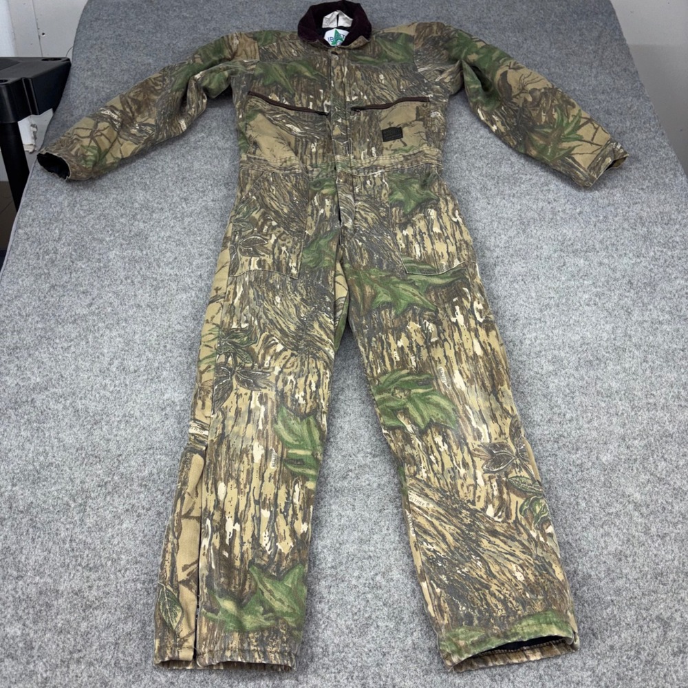 Liberty Coveralls Youth 16 Regular Realtree Camo Insulated Hunting Suit USA Made